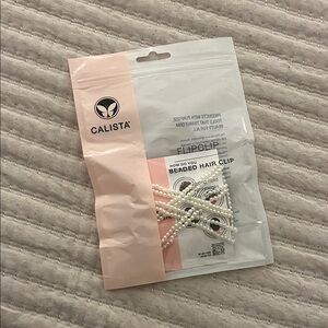 Calista Pearl Beaded Hair Clip